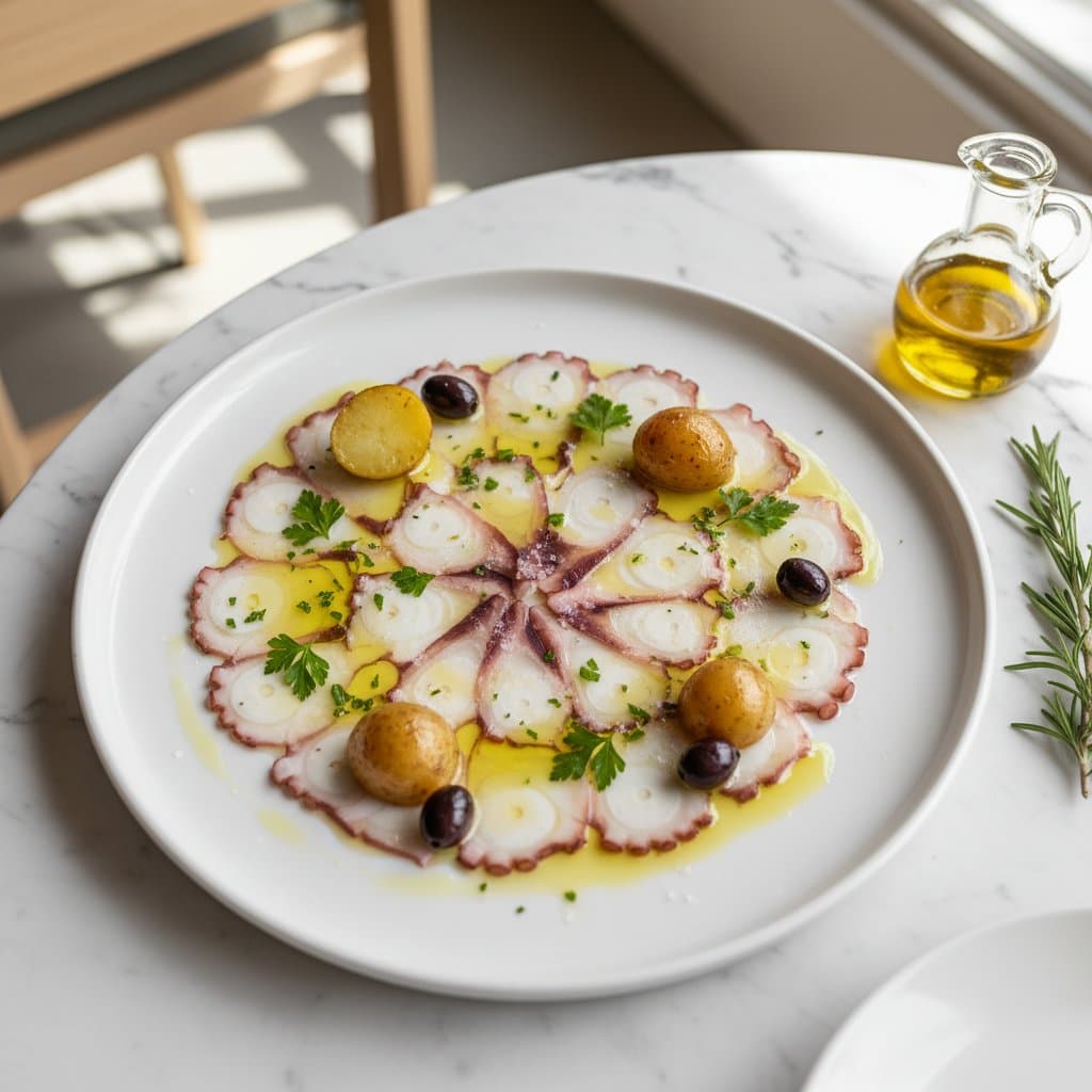 Carpaccio di polpo